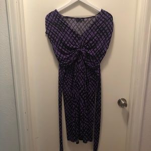 Apt. 9 jersey purple and black dress